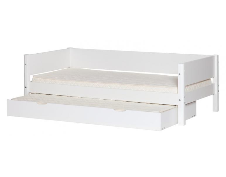 Letto singolo FLEXA White con letto estraibile