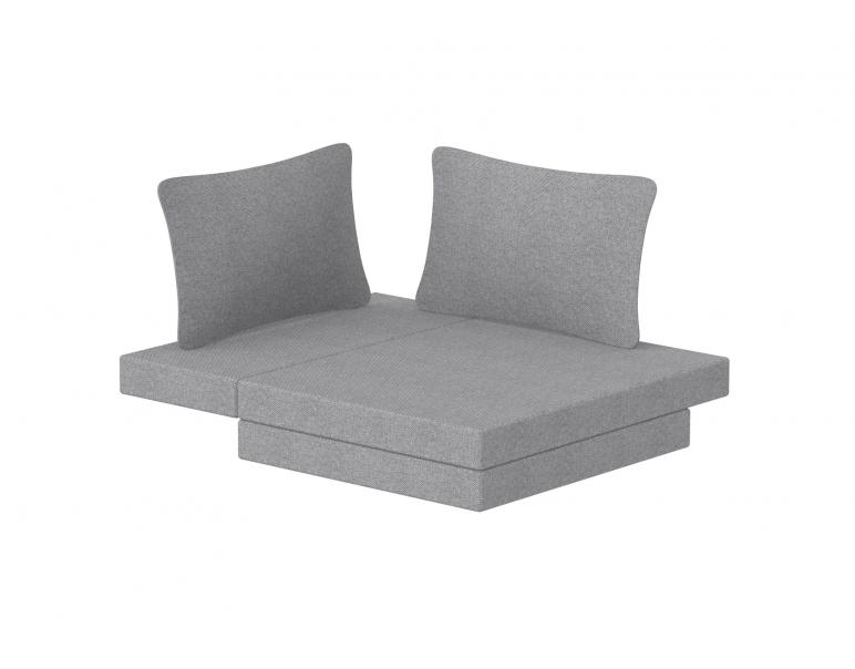 Materasso in gommapiuma per il modulo integrato divano letto.