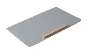 Rivestimento scrivania in pelle - colore Mountain Grey