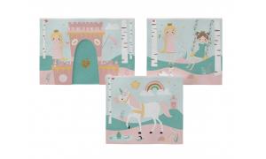 Tenda per letto - 3 pezzi - Colore Little princess