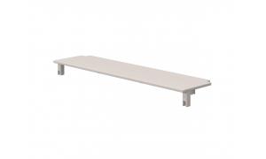 Scrivania per letto sopraelevato Classic - Dimesione 210cm - colore Grigio