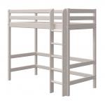 Letto sopra-elevato Classic con scala dritta