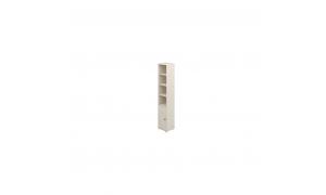 Colonna libreria  FLEXA Classic  - Colore Sbiancato - colore Blush - Dettaglio Sbiancato