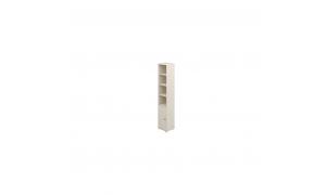 Colonna libreria  FLEXA Classic  - Colore Sbiancato - colore Natural Green - Dettaglio Sbiancato