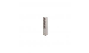Colonna libreria  FLEXA Classic  - Dettaglio Grigio - colore Bianco - Colore Grigio