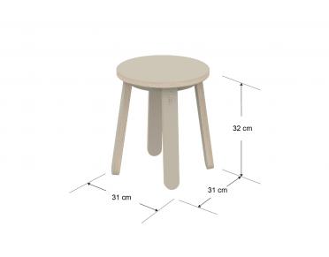 Sgabello in legno per tavolo Creativo