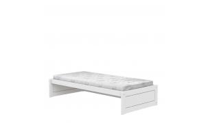 Letto Montessori  - Colore Bianco - Materasso misura 90 x 200