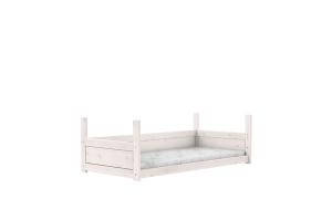 Letto singolo a Divanetto ORIGINAL - Materasso misura 90 x 200 - Finiture whitewashed