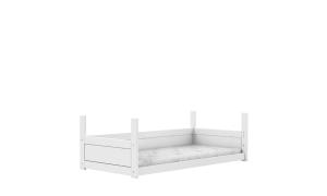 Letto singolo a Divanetto ORIGINAL - Colore Bianco - Materasso misura 90 x 200
