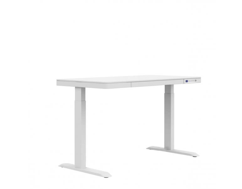 Scrivania elettrica regolabile con cassetto e USB