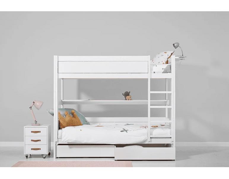 Letto a castello con scala Lifetime 